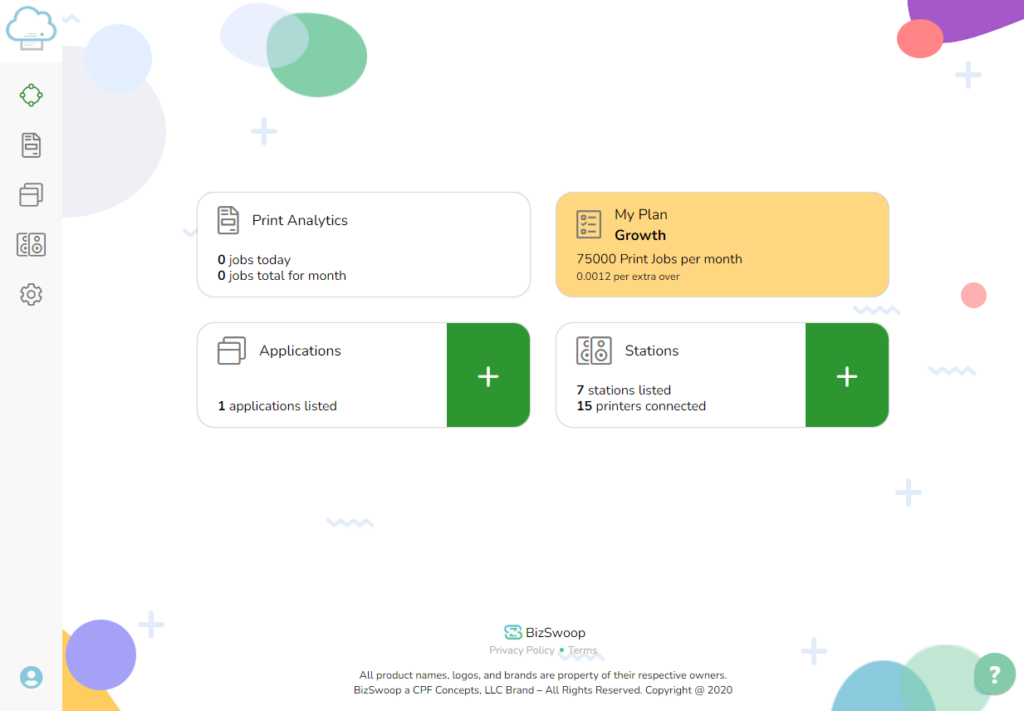 BizPrint Cloud Dashboard