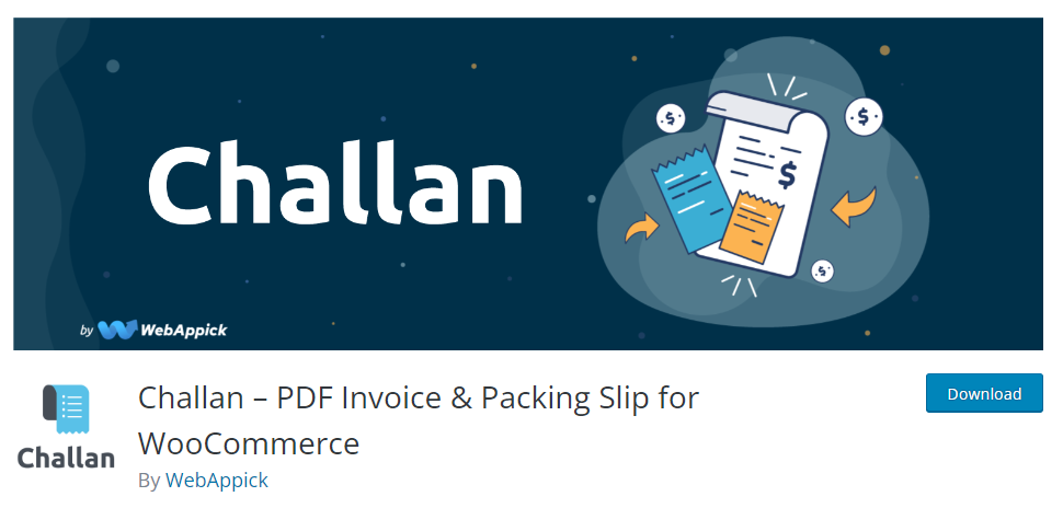 Challan – PDF Invoice & Packing Slip for WooCommerce