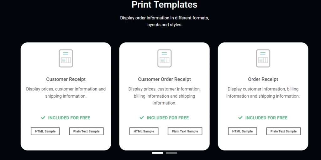 Print Templates from BizPrint