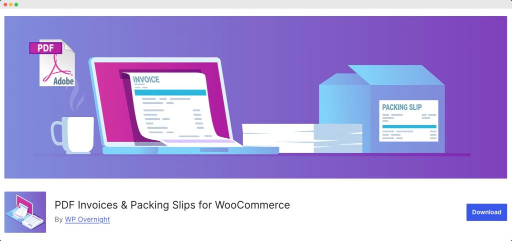 PDF Invoices & Packing Slips for WooCommerce homepage